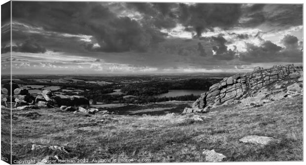 Granite and Clouds Canvas Print by Roger Mechan