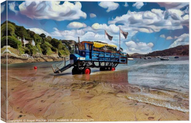 Coastal Serenity Canvas Print by Roger Mechan