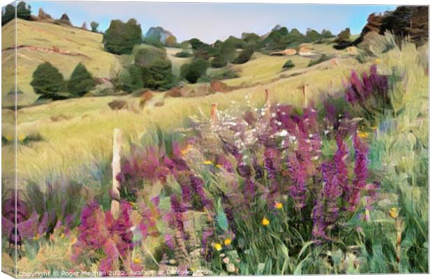 Pastoral Bliss Canvas Print by Roger Mechan