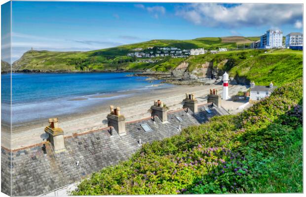 Discovering the Beauty of Port Erin Canvas Print by Roger Mechan