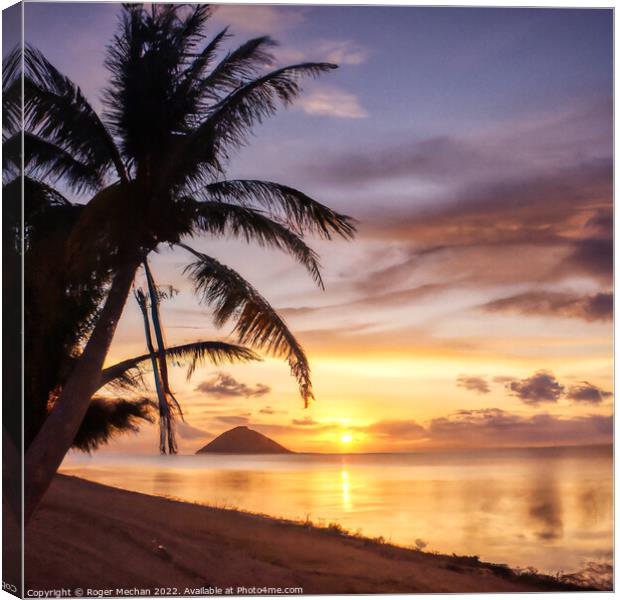 Tranquil Paradise Canvas Print by Roger Mechan
