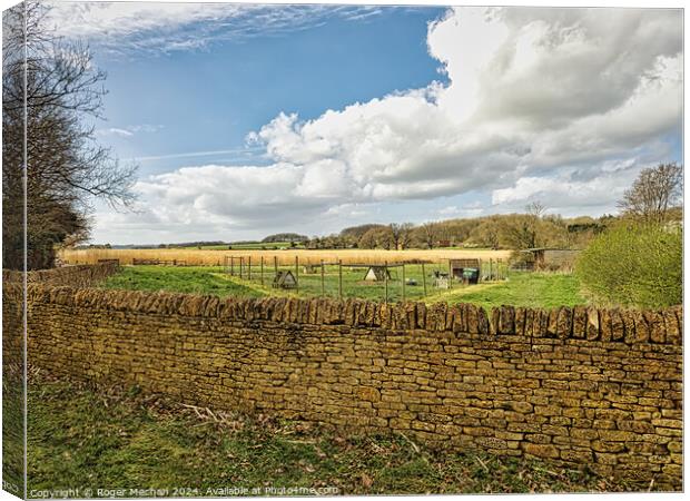 The Cotswolds Canvas Print by Roger Mechan
