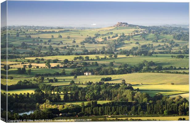 Almscliffe Crag Yorkshire Canvas Print by Giles Rocholl