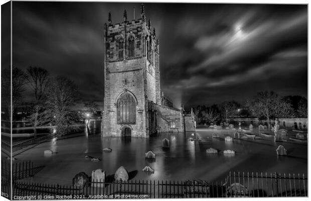 St Marys Church Tadcaster Yorkshire Canvas Print by Giles Rocholl