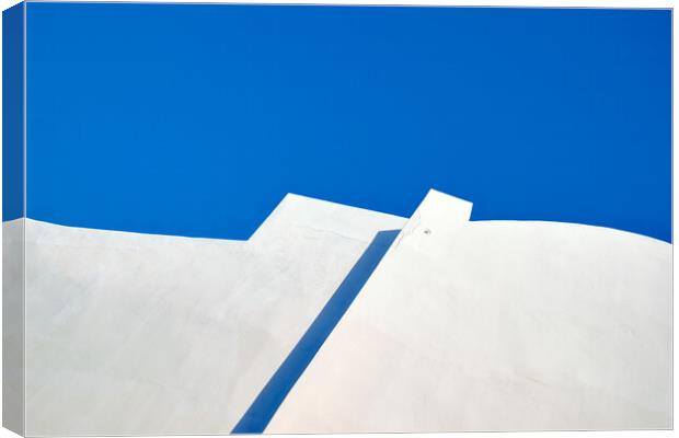 Blue and White Canvas Print by Dimitrios Paterakis