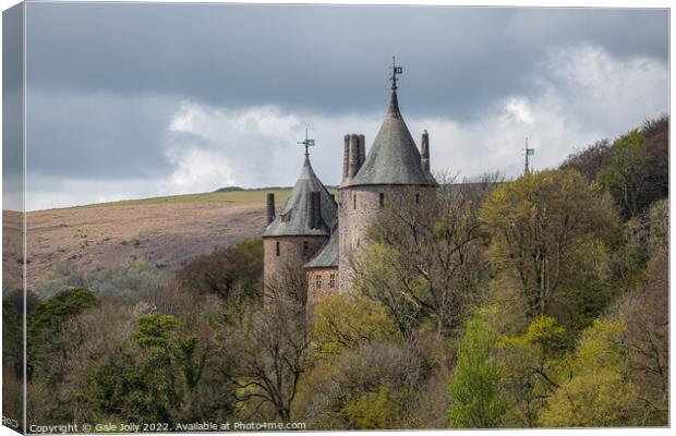 Castell Coch Canvas Print by Gale Jolly