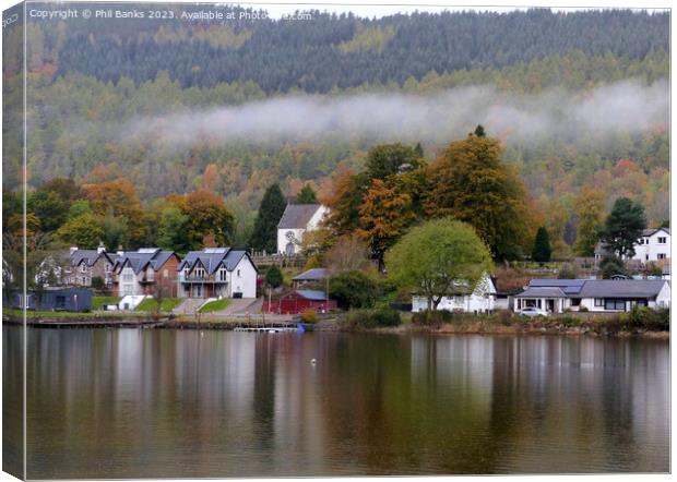 Kenmore by Loch Tay Canvas Print by Phil Banks