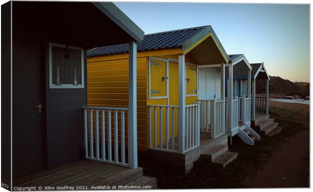 Coldingham Bay Canvas Print by John Godfrey Photography