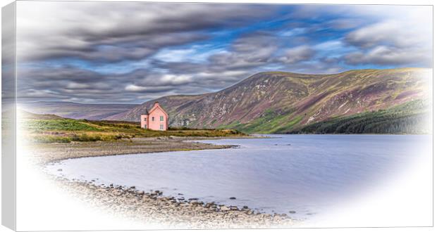 The Pink House Canvas Print by John Godfrey Photography