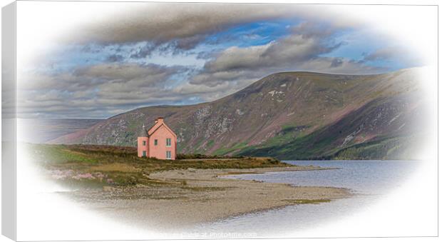 The Pink House. Canvas Print by John Godfrey Photography