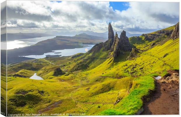 Storr’ing a view Canvas Print by Paul Pepper