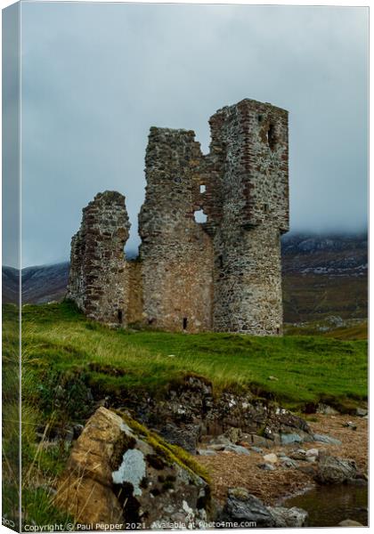 Ardvreck Castle Canvas Print by Paul Pepper