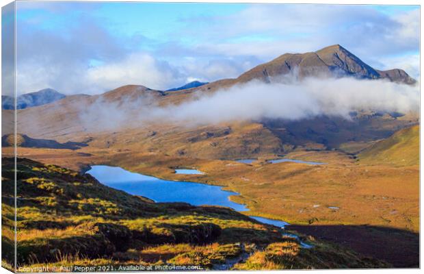 Above the Scottish clouds Canvas Print by Paul Pepper