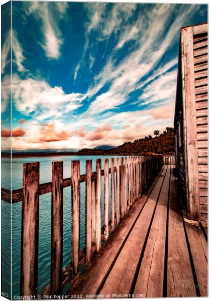 Clouds vs Water Canvas Print by Paul Pepper