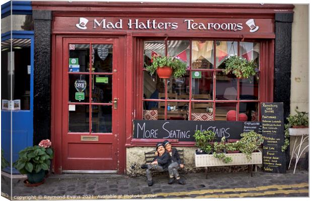 Mad Hatters Tearooms  Canvas Print by Raymond Evans