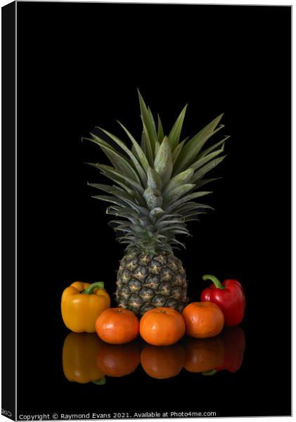 Tropical Fruit Canvas Print by Raymond Evans