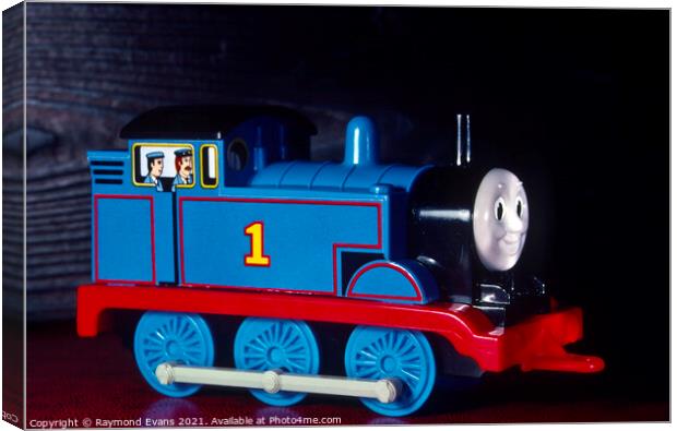 Thomas the Tank Engine Canvas Print by Raymond Evans