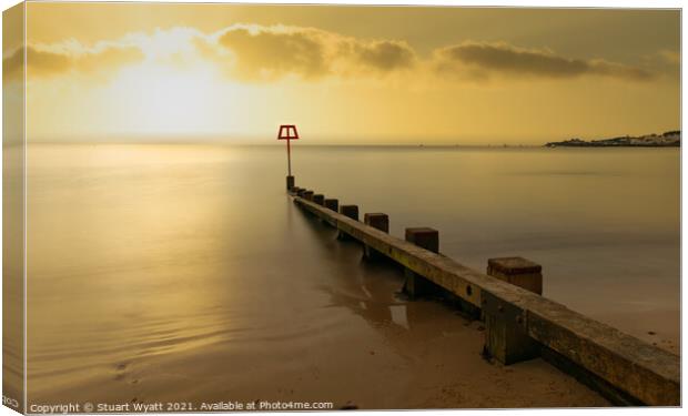 Swanage Canvas Print by Stuart Wyatt