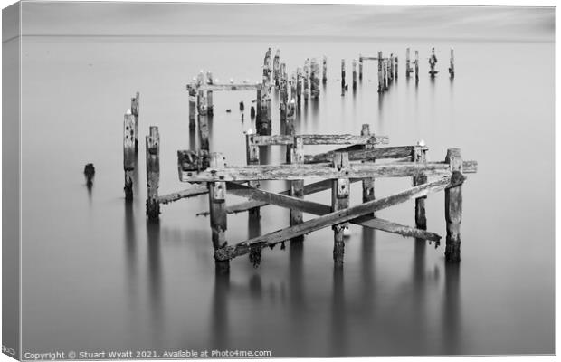 Swanage Canvas Print by Stuart Wyatt