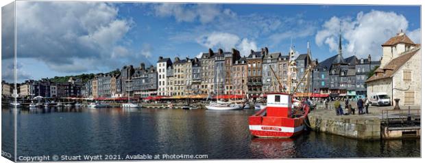 Honfleur Canvas Print by Stuart Wyatt