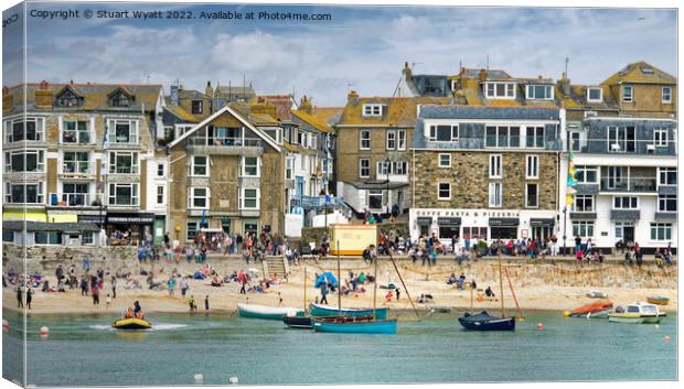 Harbour Sand, St. Ives Canvas Print by Stuart Wyatt