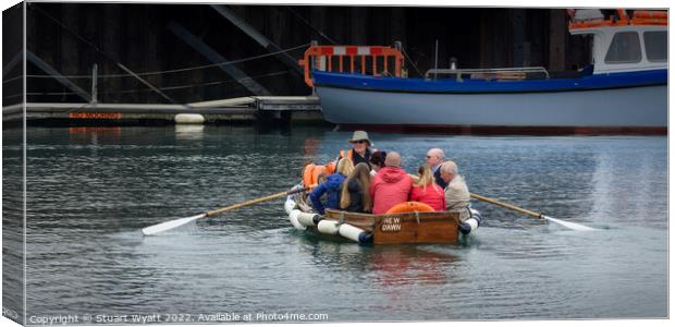 Weymouth Harbour Ferry Canvas Print by Stuart Wyatt