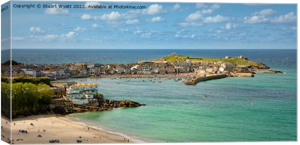 St Ives, Cornwall Canvas Print by Stuart Wyatt