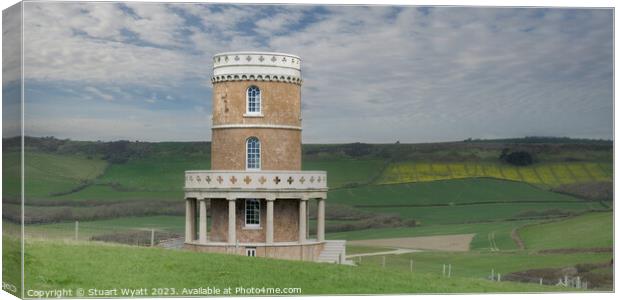 Clavell Tower Canvas Print by Stuart Wyatt