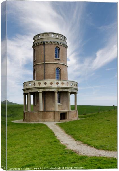 Clavell Tower, Kimmeridge, Purbeck, Dorset Canvas Print by Stuart Wyatt