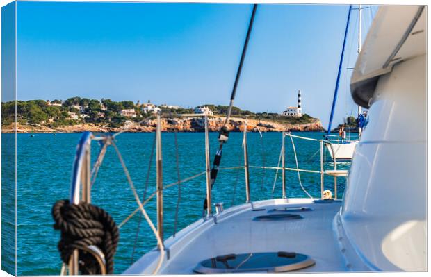 Serenity at Porto Colom Canvas Print by Alex Winter