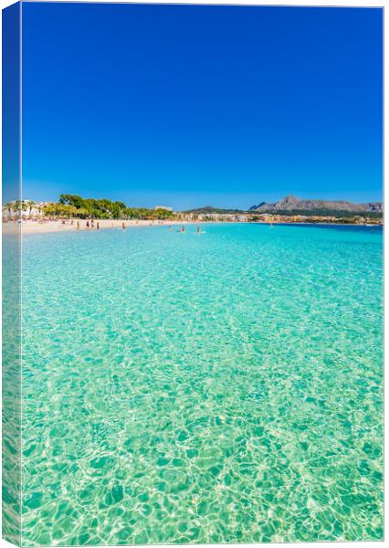 Alcudia turquoise water Canvas Print by Alex Winter