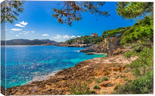 Majorca, beautiful coast of Cala Ratjada Canvas Print by Alex Winter