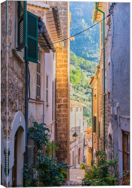 Old village of Fornalutx on Majorca Canvas Print by Alex Winter