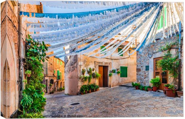 Valldemossa village on Mallorca Canvas Print by Alex Winter