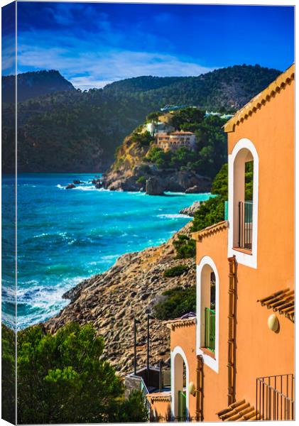 Idyllic sea view Canvas Print by Alex Winter