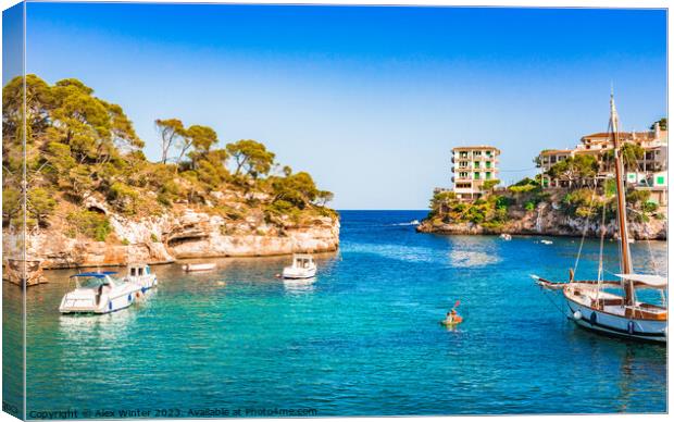 Cala Figuera harbor Canvas Print by Alex Winter