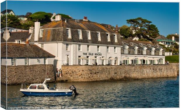 Coastal Elegance at The Idle Rocks Hotel Canvas Print by Martin Day