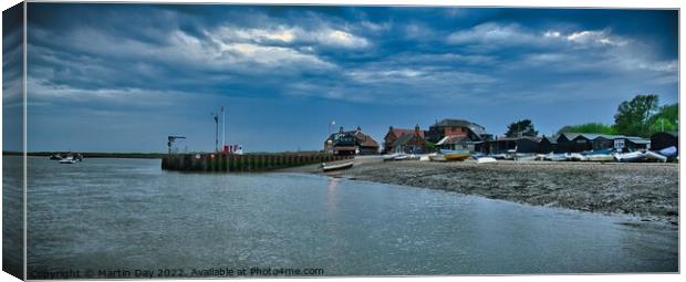 The Brooding Skies of Orford Canvas Print by Martin Day