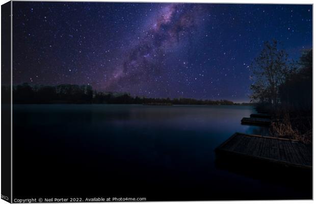 Star kissed skies Canvas Print by Neil Porter