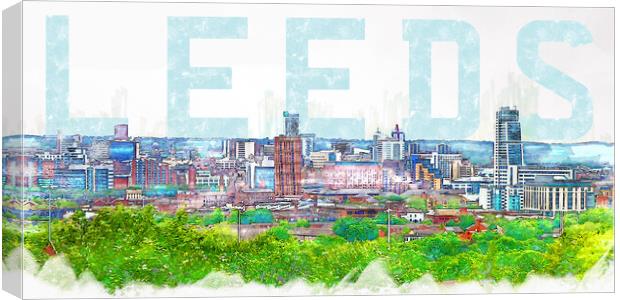 Leeds City Canvas Print by Picture Wizard