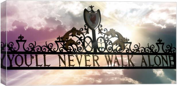 Shankly Gate Anfield Canvas Print by Picture Wizard
