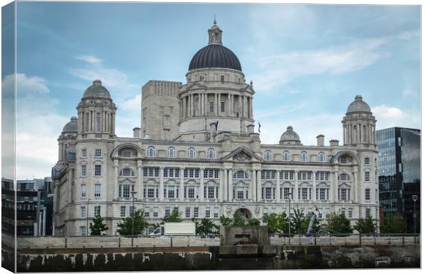 The Port Of Liverpool Building Canvas Print by Picture Wizard