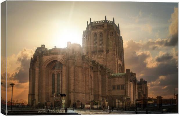 Liverpool Cathedral Canvas Print by Picture Wizard