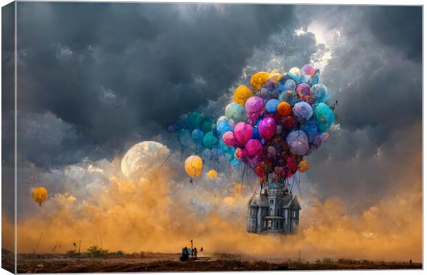 A Terrifying Journey Canvas Print by Picture Wizard