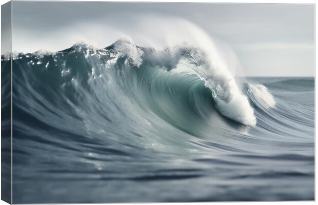 Wave Breaks Canvas Print by Picture Wizard