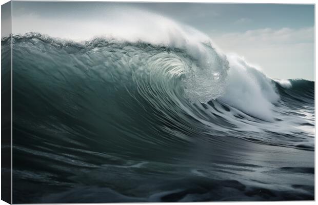 Big Wave Canvas Print by Picture Wizard