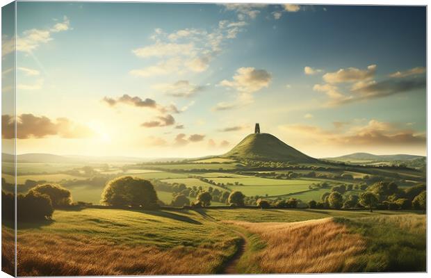 The Tor Canvas Print by Picture Wizard