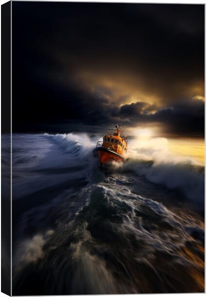 Life Boat Canvas Print by Picture Wizard