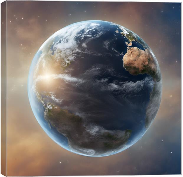 Planet Earth Canvas Print by Picture Wizard