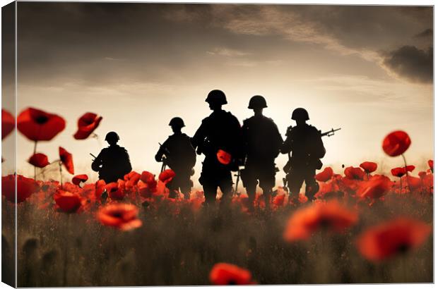 We Will Remember Them Canvas Print by Picture Wizard